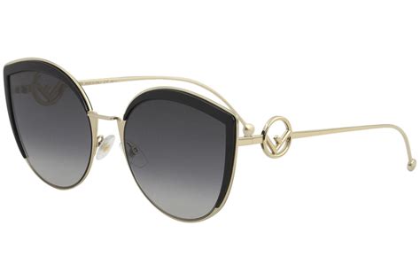 fendi 0290/s|FENDI Butterfly Sunglasses FF0290S VH8M2 Gold/Brown 58mm .